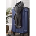 thumbnail image 3 of Manta, bufanda Bucky Jersey Stripe Travel Comfort, negra, 3 of 4