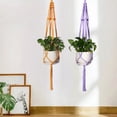 thumbnail image 5 of HOMEIORA 1 Pack Macrame Plant Hanger Indoor Hanging Planter for Plants Holder, Hanging Pot Holder Macrame Decorative Flower Pot Holder for Indoor Outdoor Boho Home Décor, 5 of 5