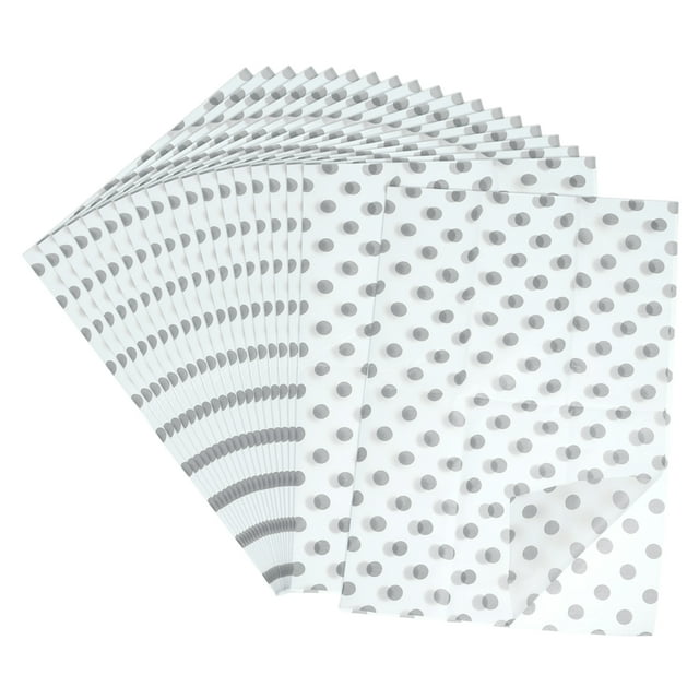 Uxcell 50 Sheets Tissue Paper Large Bulk Wrap Paper 20x26 Inch for Scrapbooking, Origami Crafts, Gift Wrapping, Decor, DIY Art Crafts, Silver