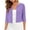 Purple, variant on dazeni Women's 3/4 Sleeve Cardigan Jackets Fashion Open Front Cardigans Lightweigt Bolero Shrugs for Dresses Light Blue
