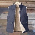thumbnail image 7 of Hueook Vest for Women Sleeveless Zip Up Multi Pockets Casual Work Utility Vest Coat with Pockets Navy 2X, 7 of 7