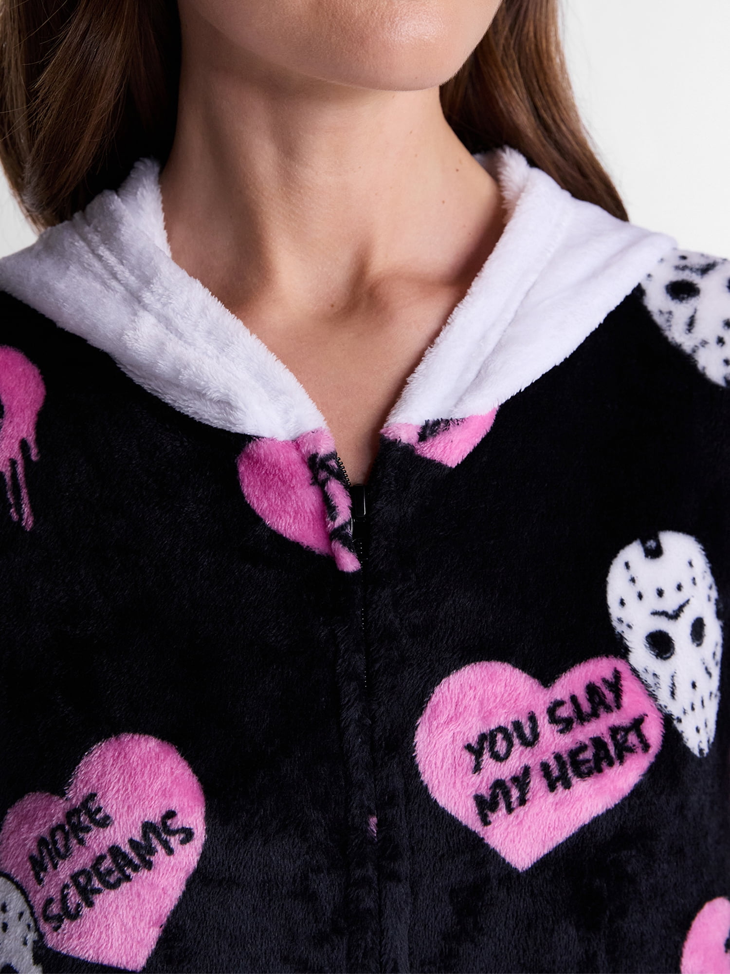 Friday the 13th Women's Jason Graphic Union Suit, Sizes XS-3X