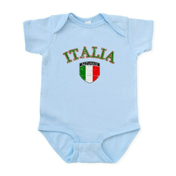 CafePress - Italian Soccer Infant Bodysuit - Baby Light Bodysuit, Size Newborn - 24 Months