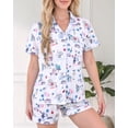 thumbnail image 2 of Set de pijama Zelbuck, pantalones cortos de playa Y2K Preppy Monkey para mujer, 2 of 5