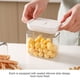 thumbnail image 5 of Cubos para Almacenar Refrigerios, Contenedores Sellados a Prueba de Humedad, Material Pet+Pp Sin Bpa, Juego de Cuatro Piezas, Almacenamiento Versátil de Alimentos, Uso En Cocinas Familiares,, 5 of 6