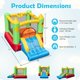 thumbnail image 3 of Casa hinchable BOUNTECH para niños de 3 a 10 años con tobogán y aro, 3 of 9
