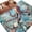 Turquoise, variant on 5'x8' Area Rugs, Coastal Octopus Indoor Outdoor Area Rug for Living Room Bedroom, Vintage Teal Nautical Beach Botanical Washable Bathroom Rugs Kitchen Floor Carpet Mats Home Decor Aesthetic