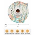thumbnail image 6 of 15 Inch Round Placemats Set of 4, Summer Ocean Non Slip Heat Insulation PP Table Mats, Watercolor Coastal Coral Shell Seaweed Beige Washable Place Mats for Kitchen Dining Party Table Decor, 6 of 7