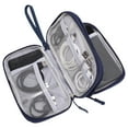 thumbnail image 2 of Universal Cable Organizer Bag, Water-Resistant Electronics Accessories Case With 2 Compartments For Charger, Power Bank, Cables, Headphones, Travel Storage,Festival Gifts, 2 of 7