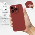 thumbnail image 5 of Case for iPhone 14 Plus (6.7 inch), Liquid Silicone Shockproof Cover Case for iPhone 14 Plus Simplicity Back Case for Girls and Women, Retro Red, 5 of 5