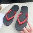 thumbnail image 3 of Xucatan Women's EVA Flip Flops, Solid Color Thong Sandals with Round Toe, Lightweight Cushioned Flat Slippers, Non Slip Soft Sole Casual Summer Beach Shoes for Indoor Outdoor Gift, 3 of 8