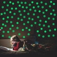 thumbnail image 4 of 50pcs Glow in The Dark Luminous Snowflakes Wall Stickers for Home Art Decor Ceiling Wall Decorate, 4 of 5