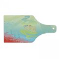 thumbnail image 1 of Mermaid Cutting Board, Soft Pastel Color Unusual Mermaid Fish Girl Listening to Ocean Sound in a Shell, Tempered Glass Cutting and Serving Board, Wine Bottle Shape, Coral Blue, by Ambesonne, 1 of 1