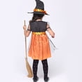 thumbnail image 4 of 1 juego de faldas de niña de Halloween con sombrero Decorativo Decorativo de la fiesta de la fiesta de Halloween Cosplay Falda de los niños, 4 of 6