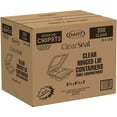 thumbnail image 6 of Dart ClearSeal Hinged-Lid Plastic Containers 8 1/4 x 3 x 8 1/4 Clear 125/PK 2 PK/CT C90PST3, 6 of 6