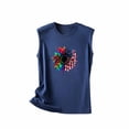 thumbnail image 4 of LSLJS Débardeurs à Col Rond pour Femmes, T-shirt Sans Manches Décontracté Imprimé, 4 of 6