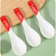 thumbnail image 4 of Cucharas de sopa asiáticas de cerámica, juego de 4 cucharas de sopa de Ramen, cucharas de sopa chinas de porcelana for fideos Ramen, salsa de arroz Udon Pho, 4 of 6