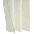 thumbnail image 3 of Loft Living Banan Transparent panneau de rideau à œillets 52 x 108 in Blanc cassé, 3 of 6