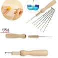 thumbnail image 4 of LIFKOME 7Pcs Felting Needles Fingercots with Wooden Handle for DIY Projects Assorted Color, 4 of 8