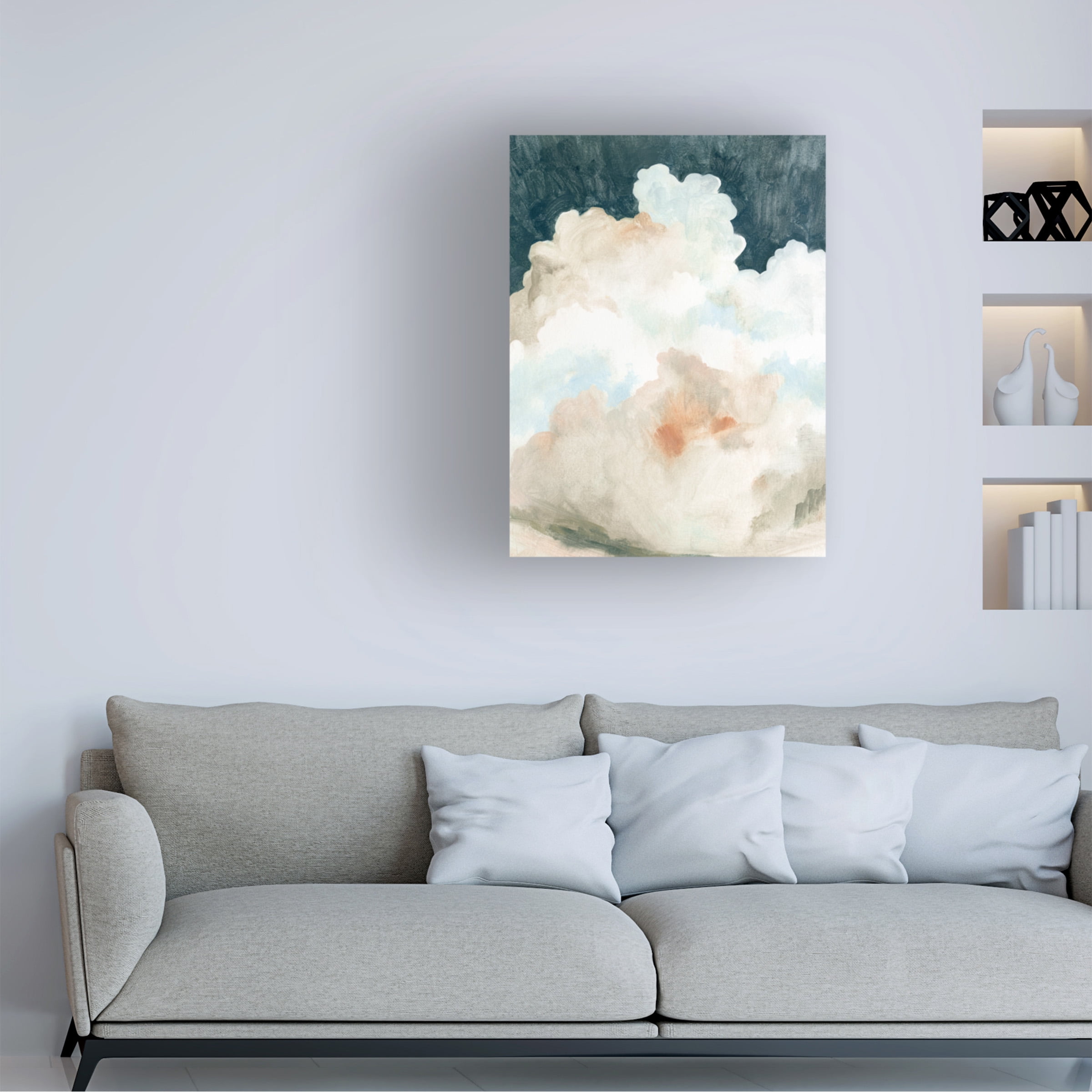 Emma Caroline 'Dark Cumulus II' Canvas Art