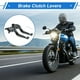thumbnail image 2 of Palancas de freno y embrague cortas y largas para Yamaha YZF R1 2002-2003, palanca de manillar de motocicleta ajustable, aleación de aluminio, cabeza de titanio con mango negro, 2 of 6