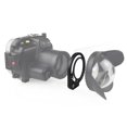 thumbnail image 2 of Buceo 67 Mm M67 Adaptador Abatible De Lente Abrazadera De Montaje De Dioptrías Para Carcasa DSLR Estuche shamjiam Dioptría del adaptador del tirón de la lente M67, 2 of 9