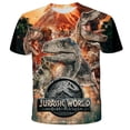 thumbnail image 1 of Funny Printing T-shirt Animal Dinosaur 3D Printed Kids T Shirt Fashion Casual Cartoons T-shirt Boys Girls Children's clothing3T Gong Bohan LED, 1 of 2