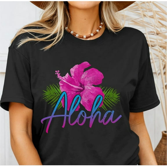Hawaii Aloha T-shirt Hawaiian Islands Hibiscus Flower Shirt Hawaii Souvenirs Hawaii Gifts Hawaii Tshirt