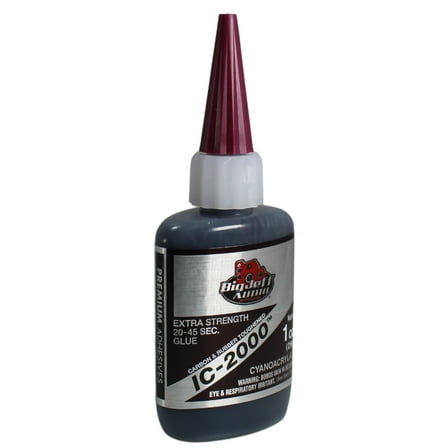 Big Jeff Audio 20-45 Sec 1/2-1 oz Rubber-Toughened Cyanoacrylate Adhesive Black