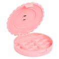 thumbnail image 2 of 2 Pieces Eyelash Storage Case Empty Lash Book Fake Eyelash Without Mirror Three Tier Lashes Organizer Eye Lash Case Eye Lash Case Pink, 2 of 6