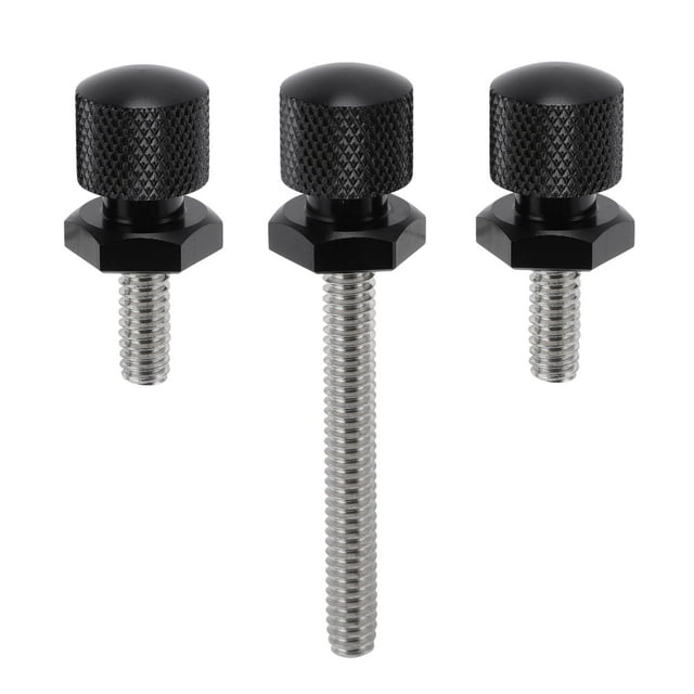 Tornillos para Parabrisas Unique Bargains para Harley Davidson Touring Street Glide/ Street Glide Specials 14-24 1 Tornillo Largo 2 Tornillos Cortos Aleación de Aluminio Negro