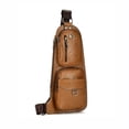 thumbnail image 4 of Bolso bandolera de piel sintética para hombre – Bolso de hombro informal de negocios para viajes, trabajo y uso diario., 4 of 6