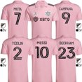 thumbnail image 2 of Fans Issues-2022/23 Inter Miami CF home Camiseta De Fútbol pink man, 2 of 4
