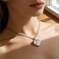 thumbnail image 6 of DESIGNICE Initial Necklaces for Women,Personalized Engraving Silver Initial Necklace for Women,Long-Lasting Shine Titanium Steel Dainty Necklace,Customizable Initial Necklace,C, 6 of 6