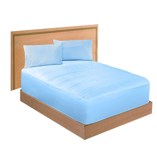 Protector de Colchón Elefantito Ultra King Size Azul