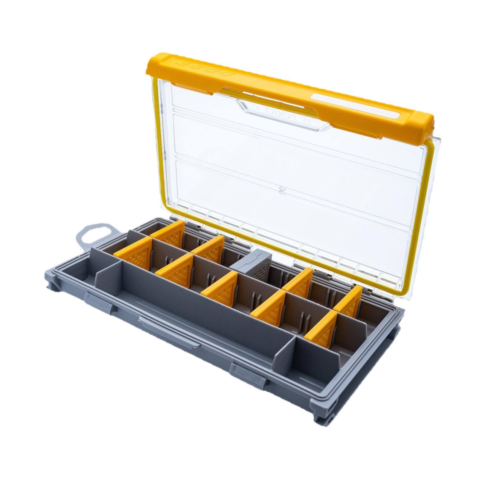 simhoa Fishing Tackle Box Fishing Lure Organizer Waterproof Large Capacity, Box Organizer with Dividers, Storage Practical Lure Case
