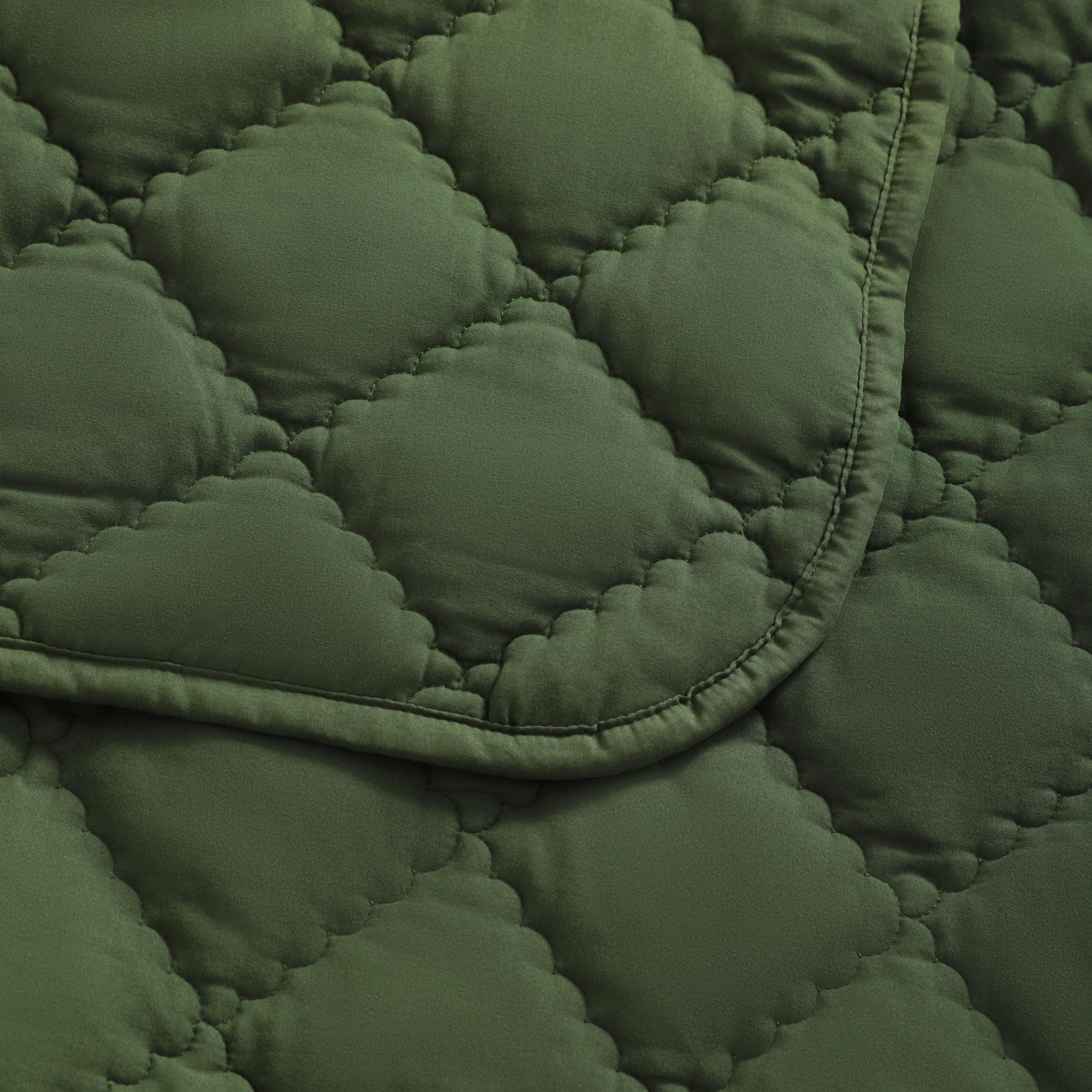 4 Pieces Ultra Soft Microfiber Toddler Bedding Set, Easy Care Crib Sheets Set with Quilt, Toddler Size, Olive Green