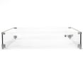 thumbnail image 3 of Barton Square Fire Pit Wind Guard 29.5 x 29.5 Inches Outdoor Safety Barrier with Aluminum Corners, 3 of 6