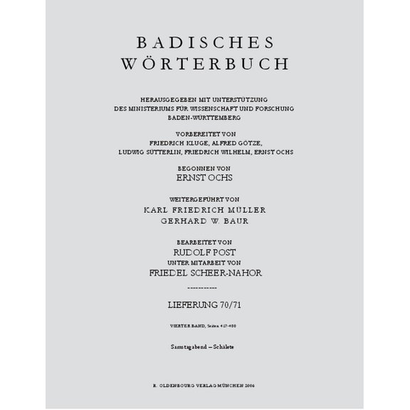 Samstagabend-Schälete, (Paperback)