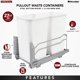 thumbnail image 3 of Bote de Basura Extraíble Doble Rev-A-Shelf 27qt 12.5gal Gris Orion, 3 of 9