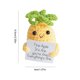 thumbnail image 3 of Patata Linda Positiva Bonita patata de ganchillo con tarjeta positiva, juguete inspirado en tejer para decoración de la habitación del hogar, 3 of 5
