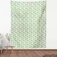 thumbnail image 4 of Ambesonne Tropical Fabric by the Yard Upholstery, Palm Trees Camping Art, 10 Yards, White Multicolor, 4 of 5