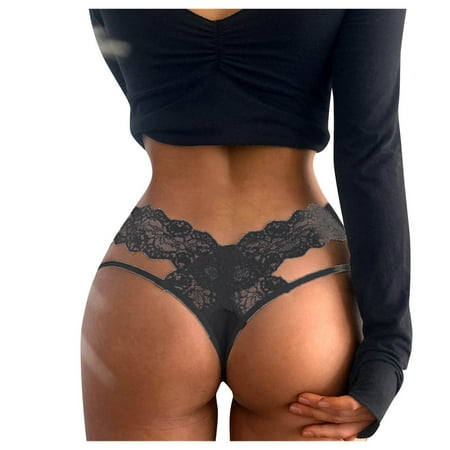 

Out Underwear For Women Panty Crochet Lace Panties Lace-up Hollow plus Size Lingerie for Women Overnight Delivery Cop Outfit Lingerie