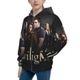 thumbnail image 2 of Kids Twilight Hoodie 3d Printed Zip Up Hooded Sweatshirt With Pocket For Boys Girls, 2 of 7