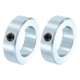 thumbnail image 1 of Uxcell 2pack Set Screw Collars 1-17/8" Bore Zinc Plated Steel Shaft Collars, 3" OD, 7/8" Width Axle Collar Clamp for Linear Rod Shaft Guide, 1 of 6