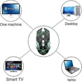 thumbnail image 2 of Rechargeable 2.4 GHz Wireless Gaming Mouse with USB Receiver, 7 Colors Backlit, 2 of 3