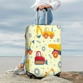 thumbnail image 4 of Wukai Heavy Equipment Elastic Luggage Cover: Personalized Protection for Your Suitcase - Fits 19~29-inch, Washable & Durable Travel Companion-Medium, 4 of 8