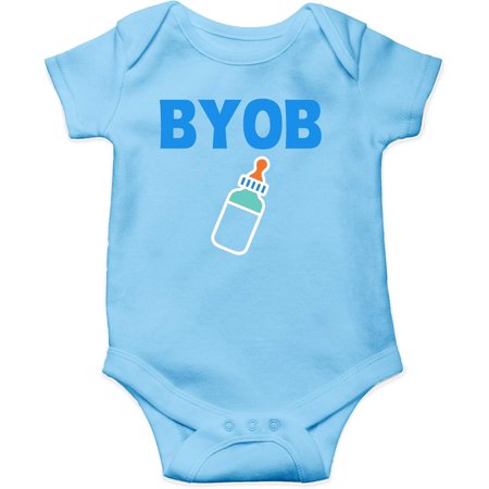 

BYOB- Bring Your Own Bottle Party at My Crib Tonight - Cute One-Piece Infant Baby Bodysuit
