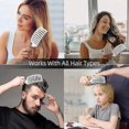 thumbnail image 5 of Hair Brush, Boar Bristle Paddle Hairbrush For Women, Soft Massage Hair Comb, Detangle Hair Brush For Long Thick Curly Hair, Reducing Hair Breakage And, 5 of 5