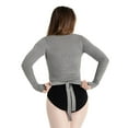thumbnail image 3 of Capezio Ribbed Knit Wrap Sweater, 3 of 5
